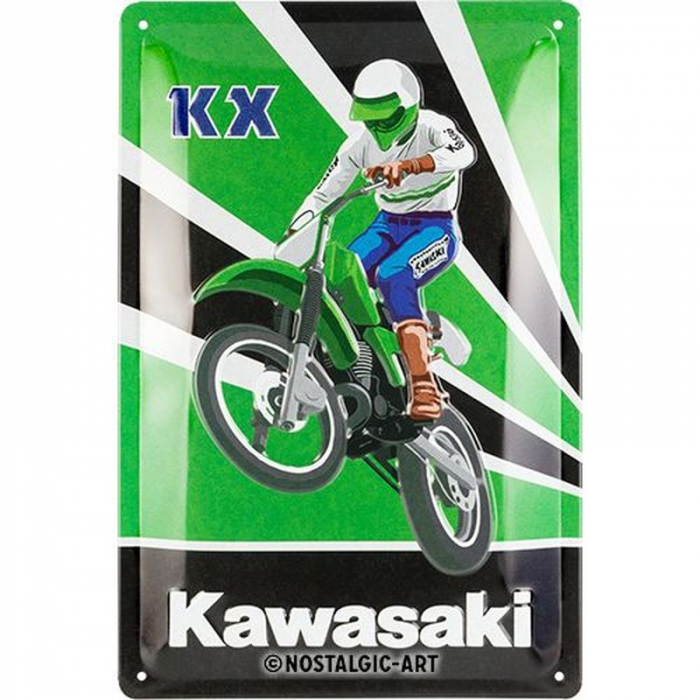 Blechschild Kawasaki KX 1